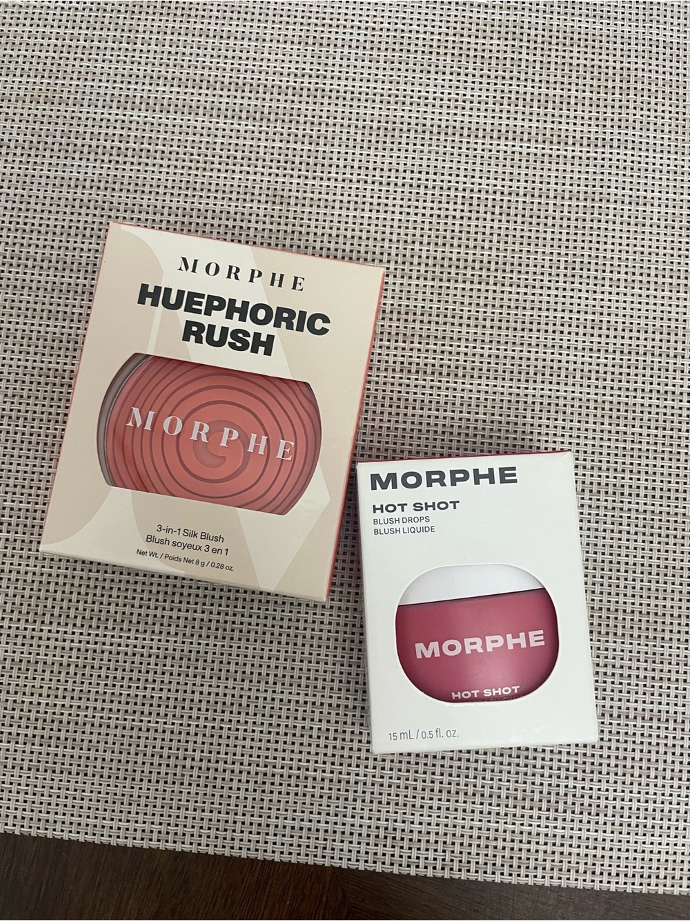 NEW Morphe Blush Bundle Huephoric Rush Addicted + Hot Shot Fireball